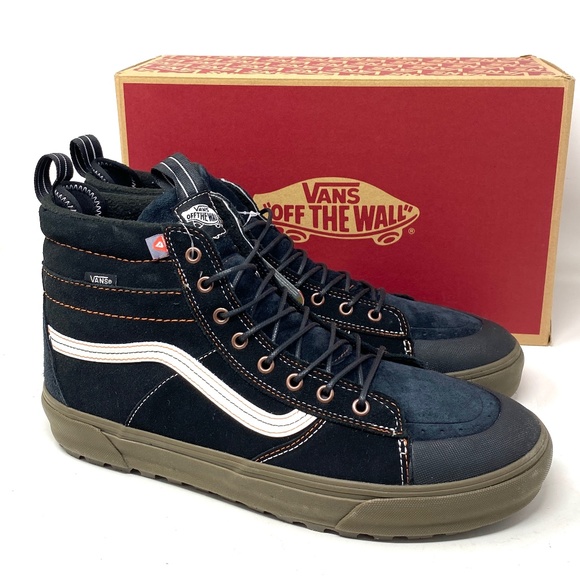 Vans Shoes - VANS Sk8-Hi MTE-2 Shoes High Top Black Khaki Suede Women’s Boots VN0A5KYCZF5